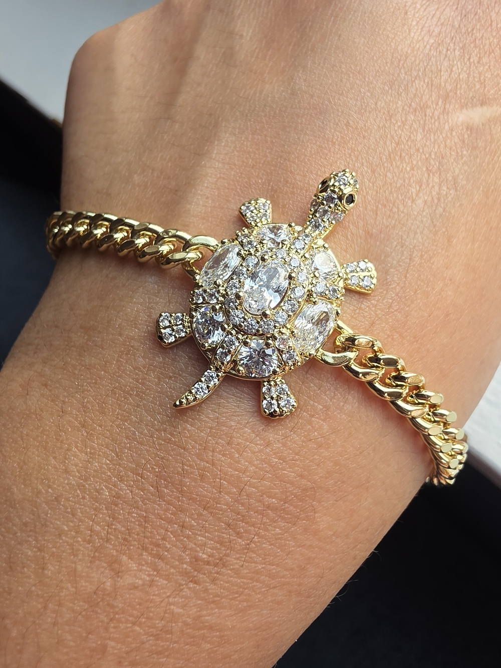 Hermosa Pulsera Unisex Oro Laminado 14k
